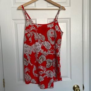 Majora orange floral print camisole top